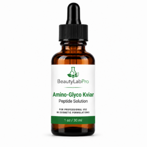 Amino-Glyco Kviar Peptide Solution 1 oz 30 ml by BeautyLabPro - Cosmetic Peptide Ingredient