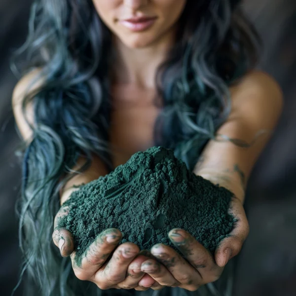 Spirulina powder for hair