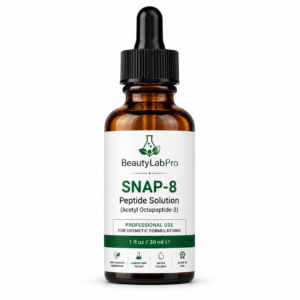 SNAP-8 Peptide Solution (Acetyl Octapeptide-3) 1 oz 30 ml by BeautyLabPro - Cosmetic Peptide Ingredient