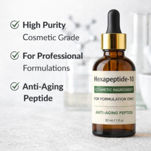 Hexapeptide-10 anti aging peptide cosmetic ingredient for skin firming formulation