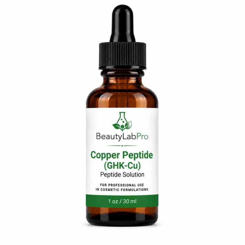 Copper Peptide (GHK) Peptide Solution 1 oz 30 ml by BeautyLabPro - Cosmetic Peptide Ingredient