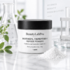 BeautyLabPro Biotinoyl Tripeptide-1 peptide powder in a white 1 g jar with a black lid