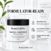 Palmitoyl Tripeptide-38 peptide powder professional formulator supply infographic by BeautyLabPro