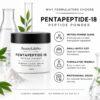 Pentapeptide-18 peptide powder professional cosmetic formulation ingredient by BeautyLabPro