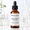 BLP Palmitoyl Tripeptide-38 Peptide Solution, amber dropper bottle close-up front label